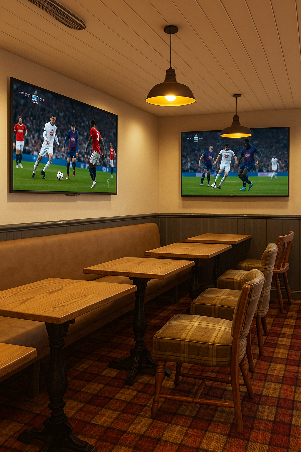 Modern Sports Viewing Area